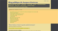 Desktop Screenshot of jacquesgenereux.fr